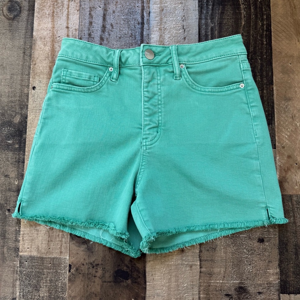 RFM Green Denim Women's Shorts - Size Medium - Picture 4 of 10